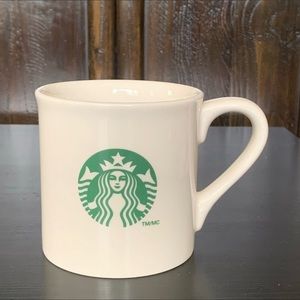 Starbucks Green Mermaid Logo White Ceramic Coffee Mug Tea Cup 14 oz 2013